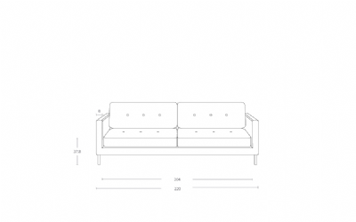 Dimensoes do produto sof quadro